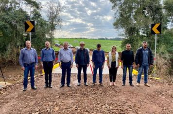 Foto - Inauguração da Ponte de Concreto entre Crissiumal e Nova Candelária 