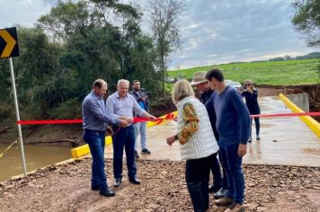 Foto - Inauguração da Ponte de Concreto entre Crissiumal e Nova Candelária 