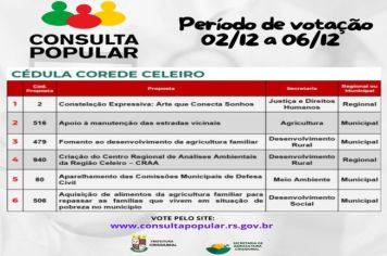 Participe da Consulta Popular 2024/2025