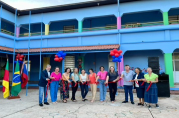 Reinauguração da escola Madre Paulina!