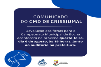 Campeonato Municipal de Bochas – Crissiumal