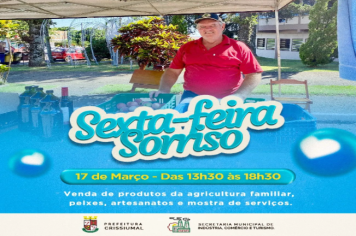 Nesta sexta-feira tem feirinha! 