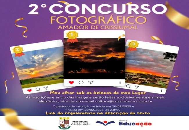 2° CONCURSO FOTOGRÁFICO AMADOR DE CRISSIUMAL