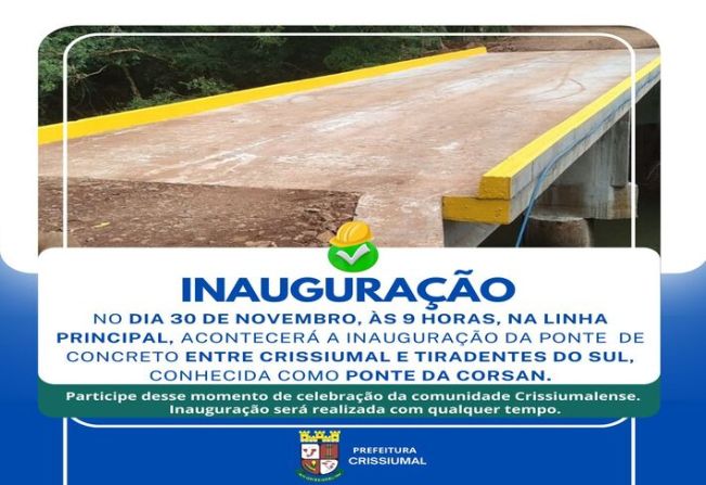 Inauguração!