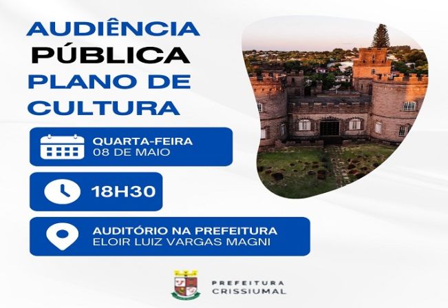 AUDIÊNCIA PÚBLICA - PLANO DE CULTURA