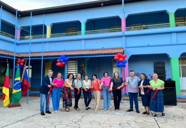 Reinauguração da escola Madre Paulina!