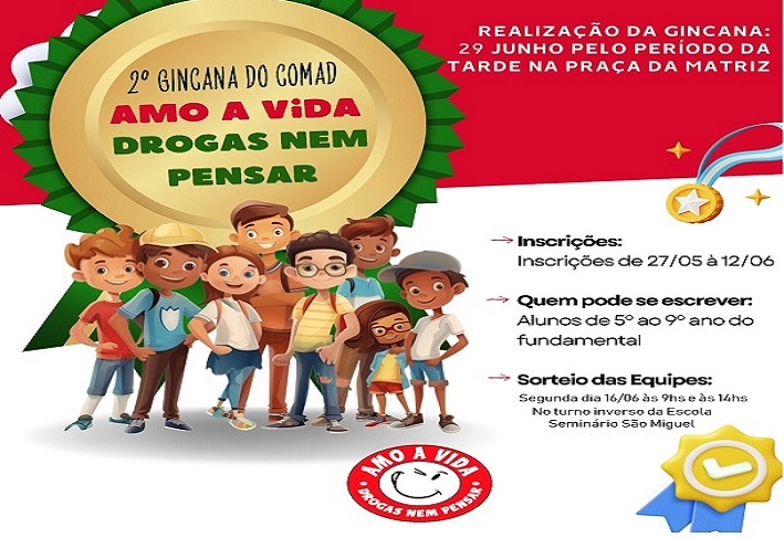 Gincana COMAD 2025 – Inscrições Abertas!