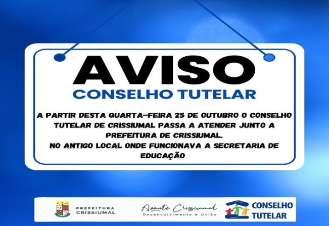 COMUNICADO DO CONSELHO TUTELAR DE CRISSIUMAL